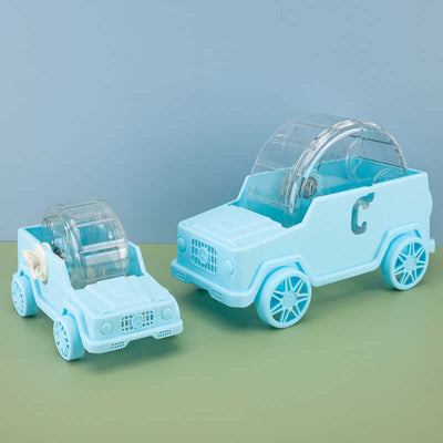 Pet Exercise Wheel Toy: Durable plastic running car design.