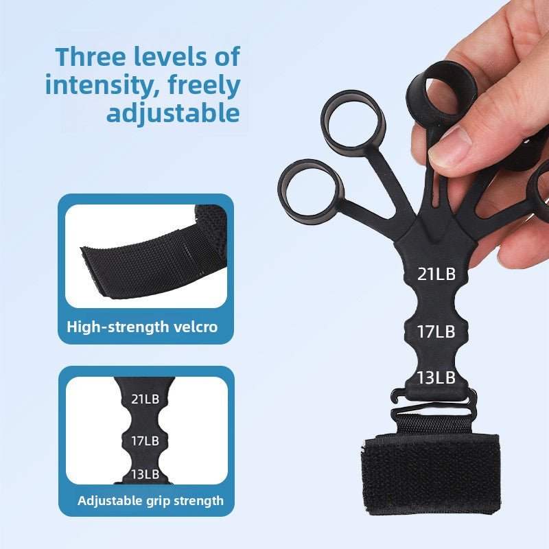 Silicone Finger Training Grip Strengthener - Hand Rehab and Exercise