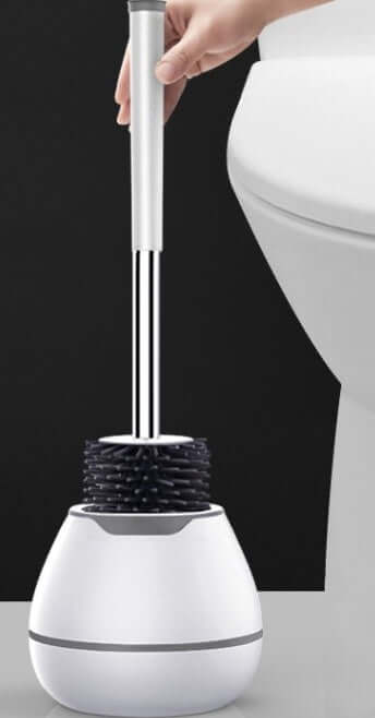 Bathroom Brush Set for efficient and hygienic cleaning of toilets and sinks, sleek design for enhanced bathroom maintenance.