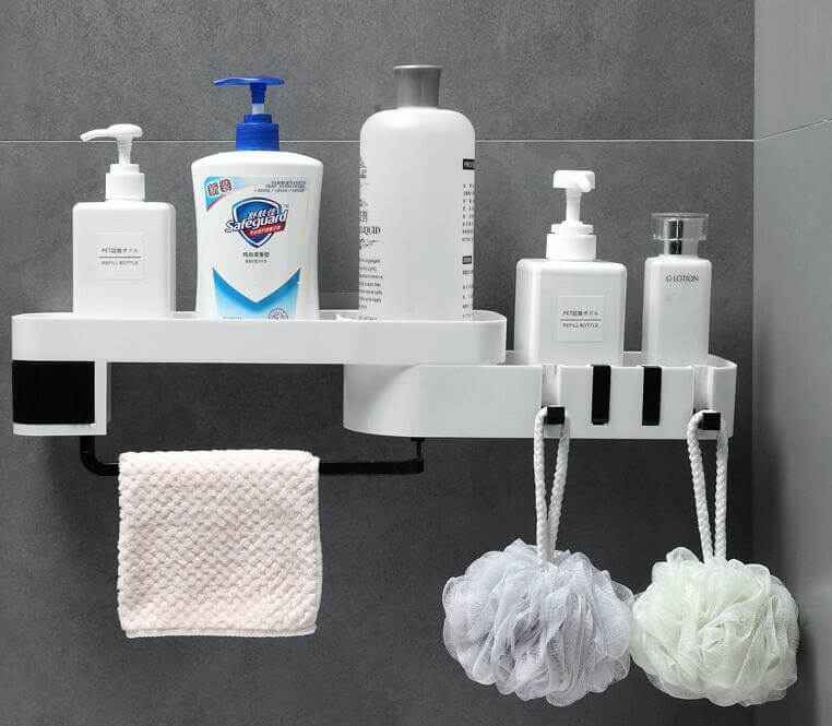 Bathroom Corner Shelf – Wall Rack