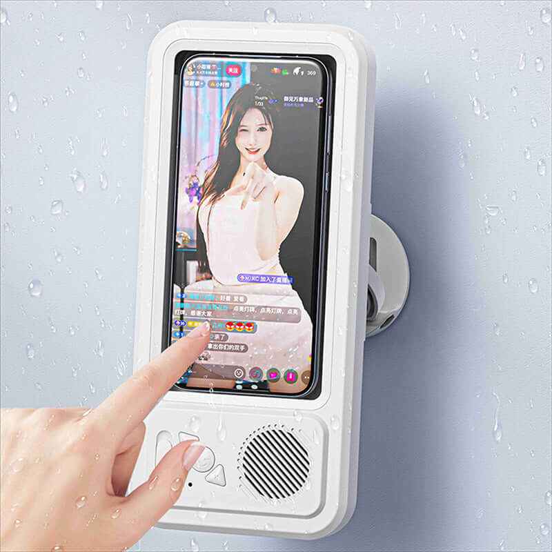 Bathroom Waterproof Phone Holder: Wall