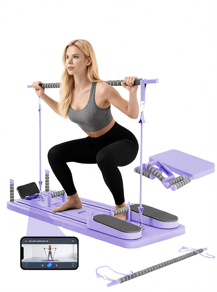 Foldable Abdominal Exercise Wheel | 6 - in - 1 Core Trainer