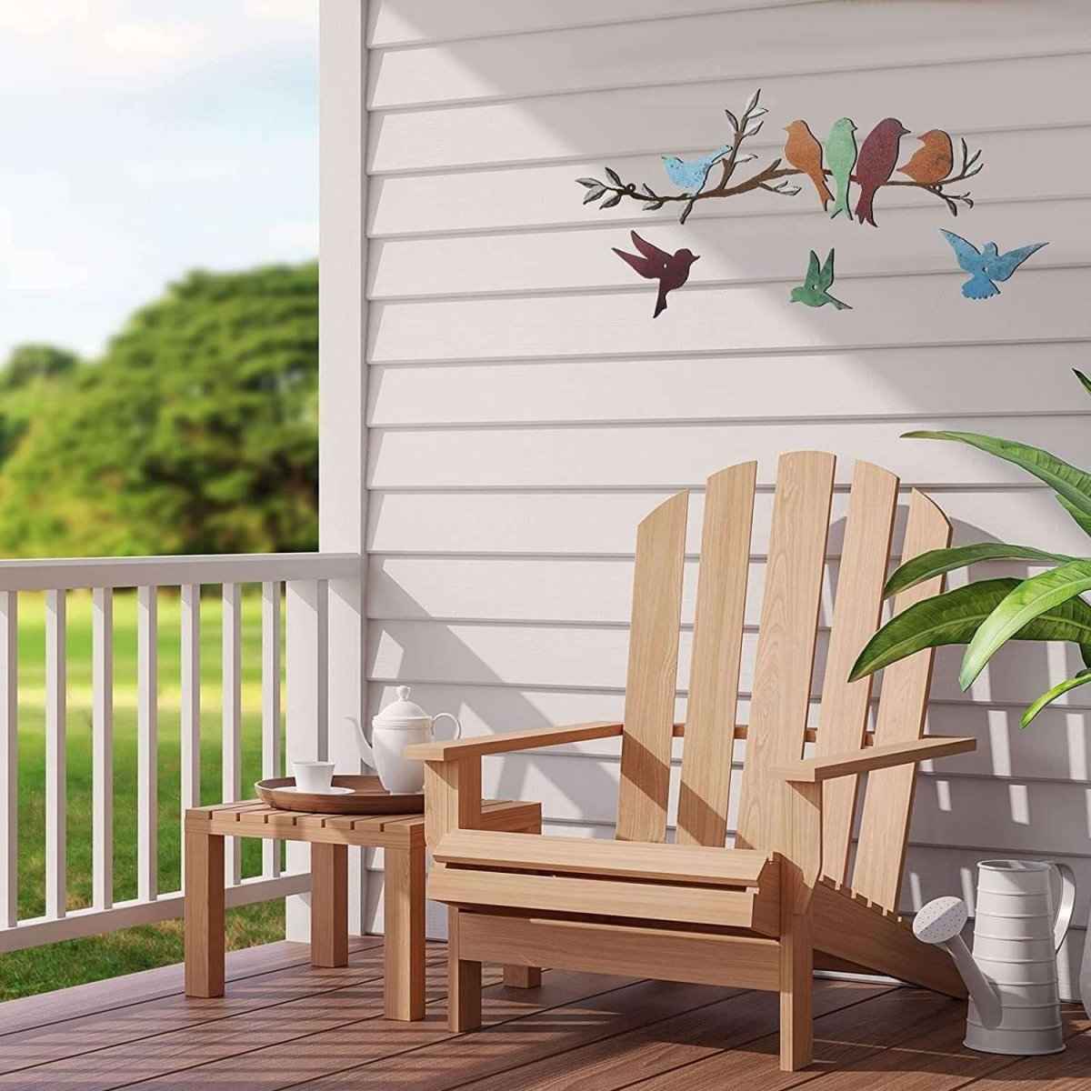 Bird Branch Wall Decoration – Metal Piece
