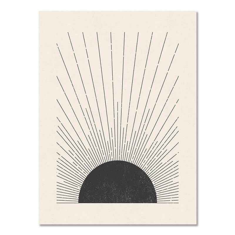 Bohemian Abstract Art Poster – Airbrushed