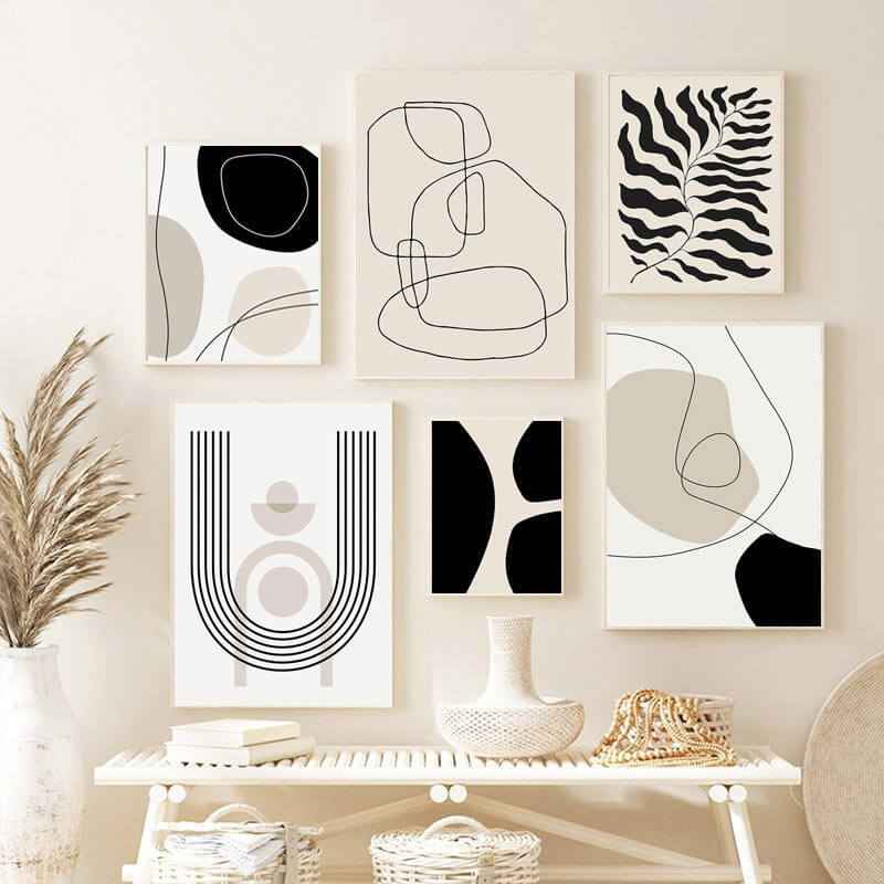 Bohemian Abstract Art Poster – Airbrushed