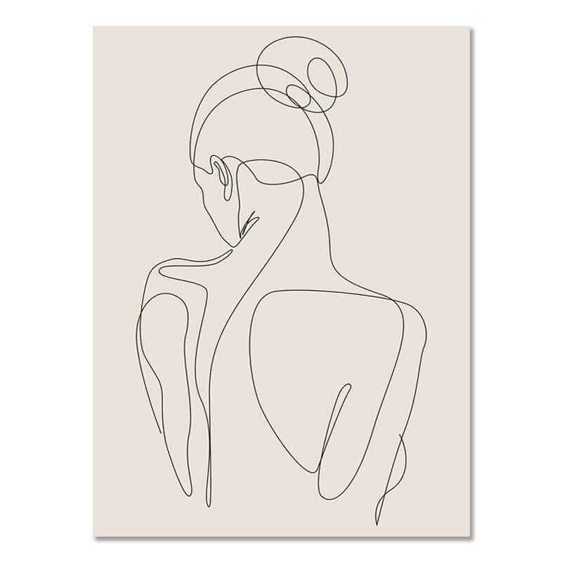 Bohemian Abstract Art Poster – Airbrushed