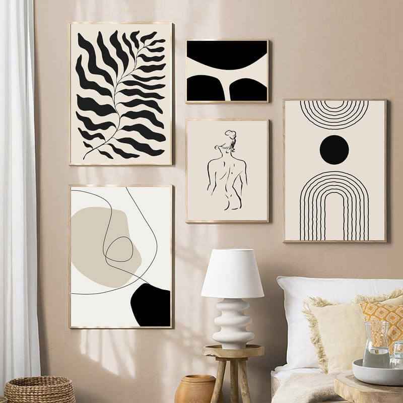 Bohemian Abstract Art Poster – Airbrushed