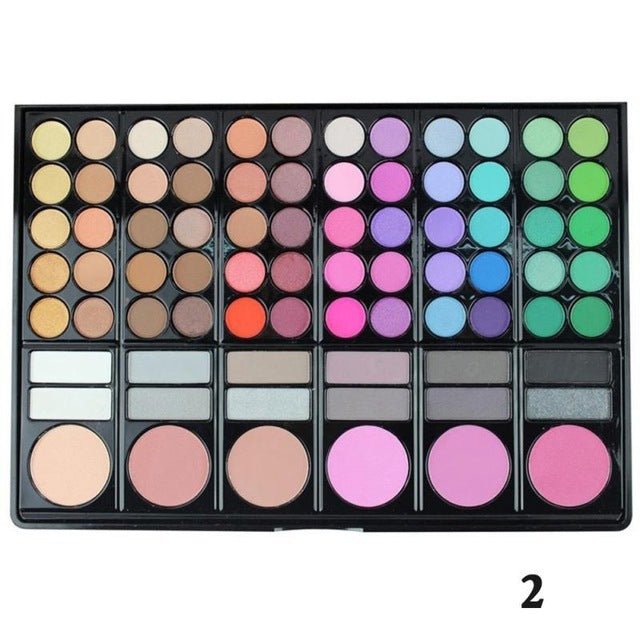78 Color Eyeshadow Palette - Matte & Shimmer Finish