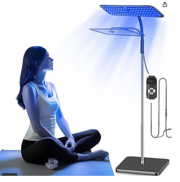 Red Light Therapy Lamp - 660nm 850nm Infrared with Adjustable Stand