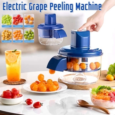 Electric grape peeling machine.