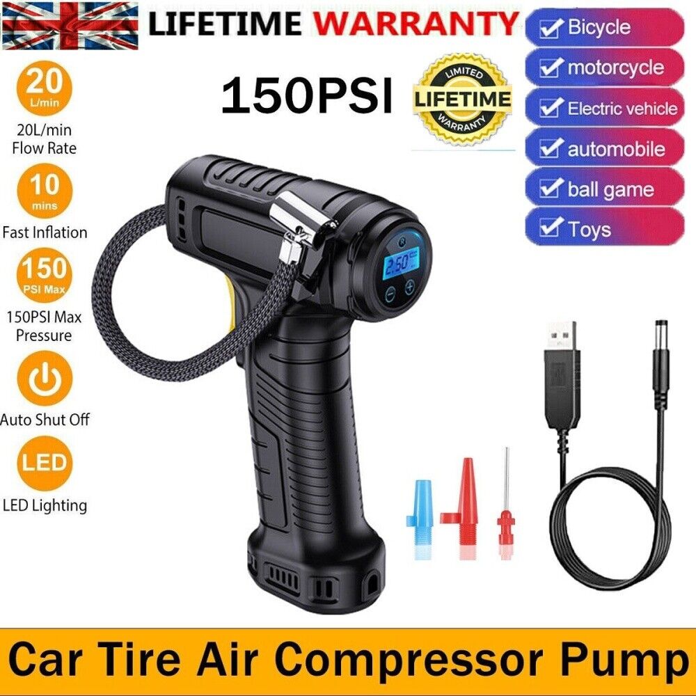 Car Cordless Digital Tyre Inflator - DoubleJoy Store