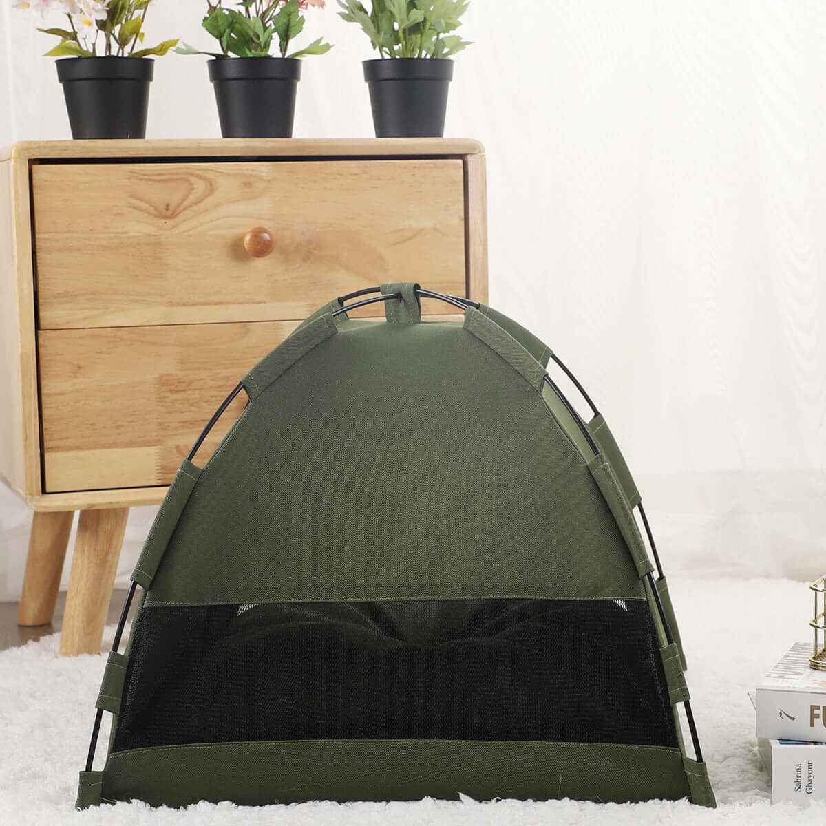 Cat & Dog Tent Bed - Pet Indoor Cushion