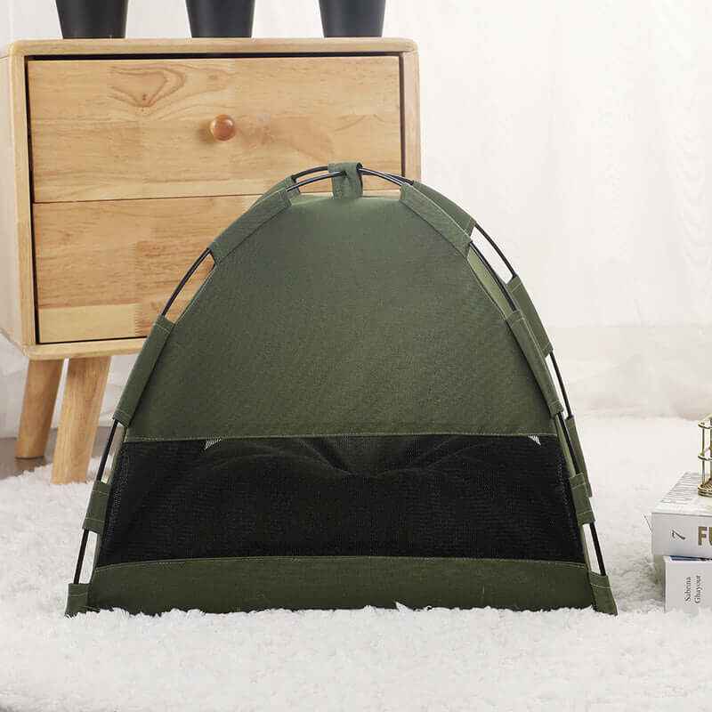 Cat & Dog Tent Bed - Pet Indoor Cushion