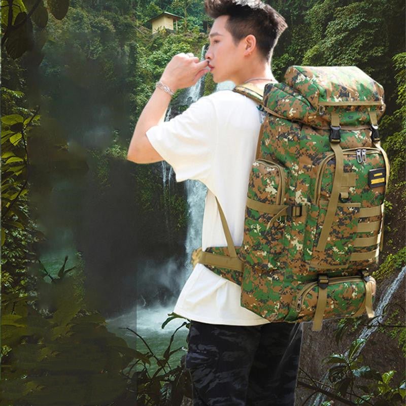 Outdoor Camouflage Sports Backpack – High - Capacity Oxford Cloth