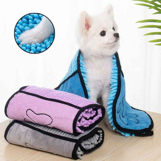 Pet Bath Towel – Super Quick-Dry Absorbent