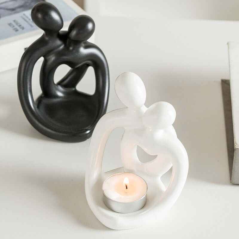 Ceramic Couple Candlestick – Candle Holder