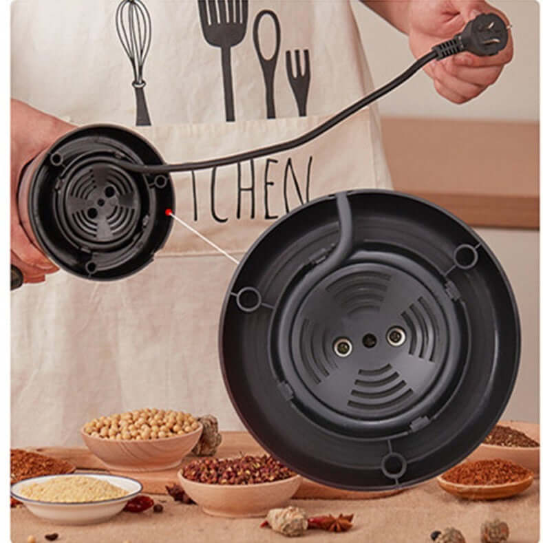 Compact Electric Flour Mill: Wide voltage support.