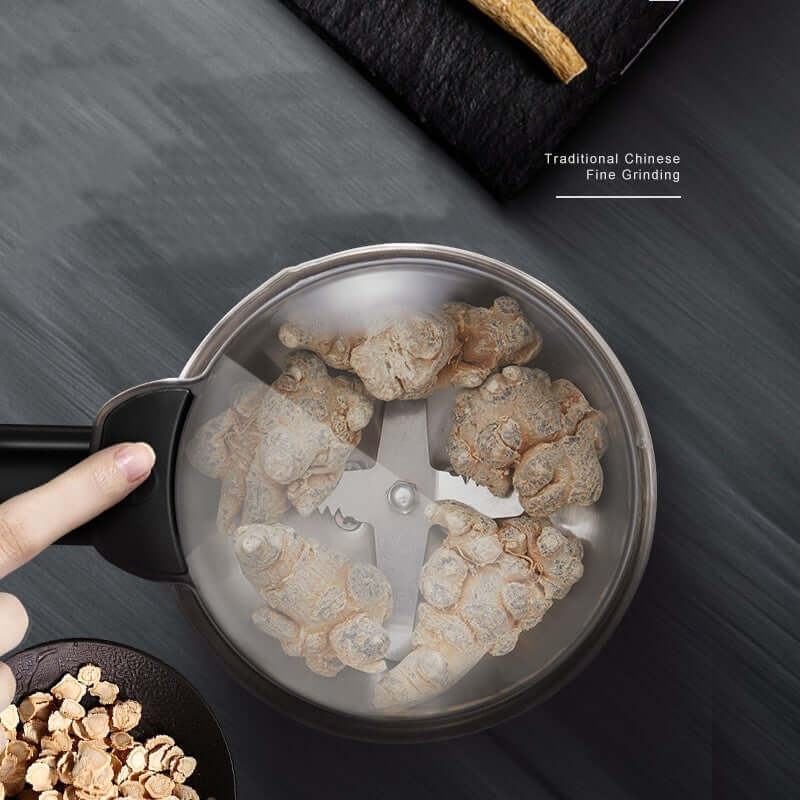 Compact Electric Flour Mill: Fine grinding.