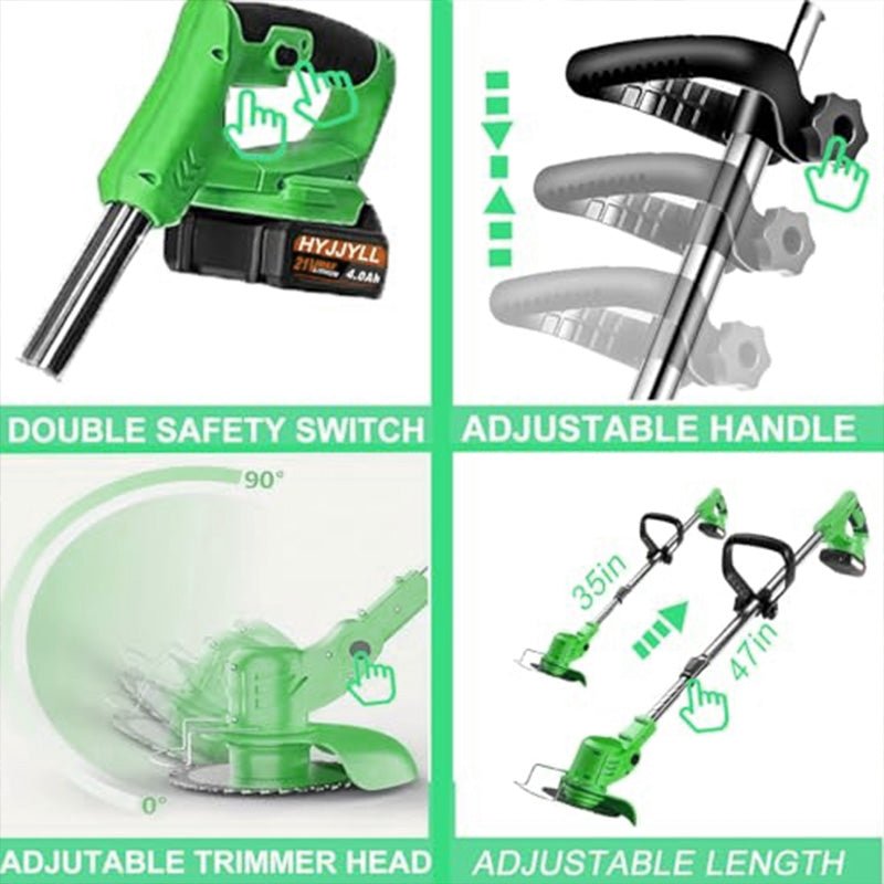 Cordless 2-in-1 Grass Trimmer Kit - DoubleJoy Store