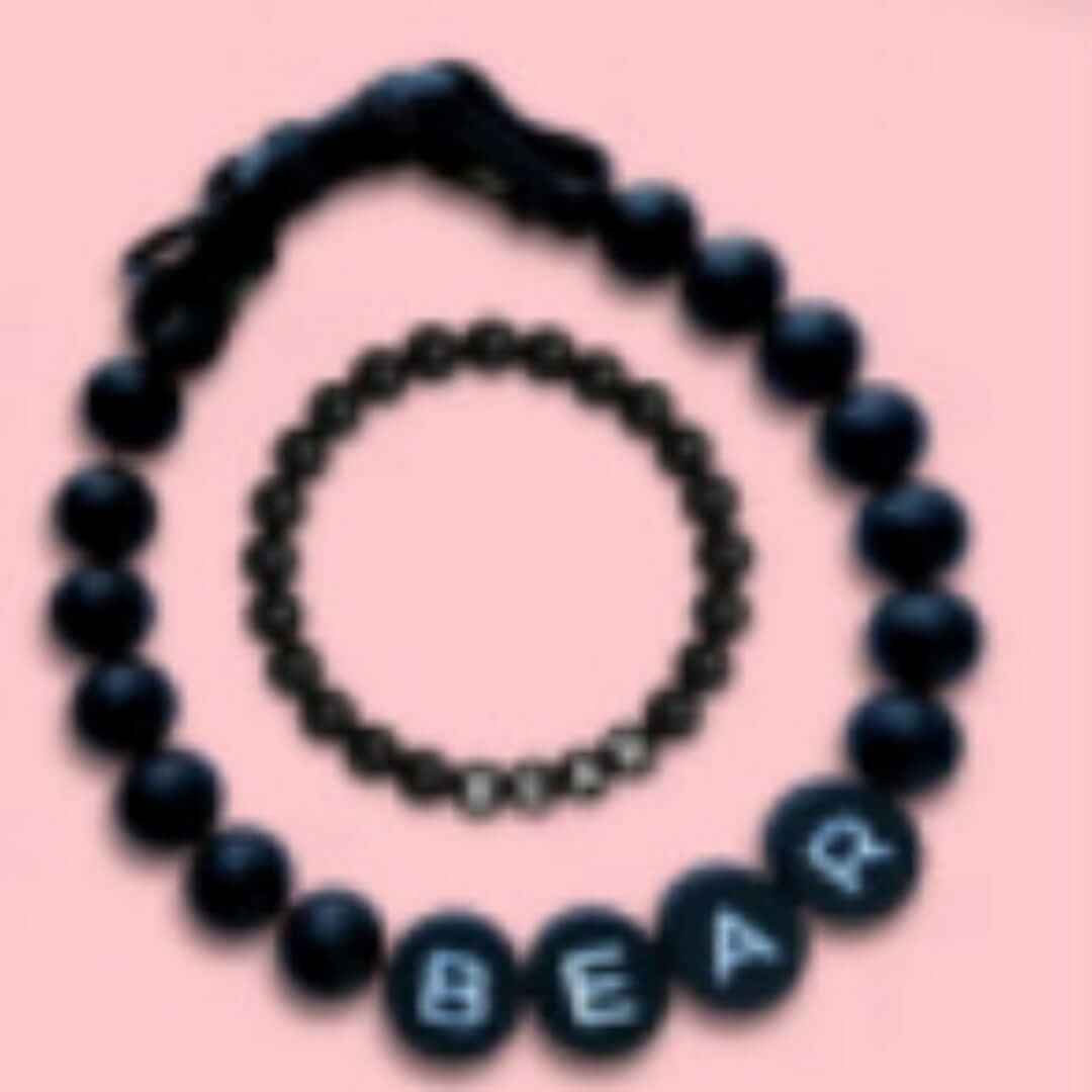 Custom Pet Beaded Name Collar – Set
