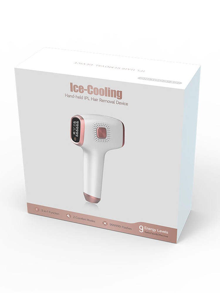 IPL Hair Removal Device with Ice Cooling – 3 - in - 1 Skin Rejuvenation