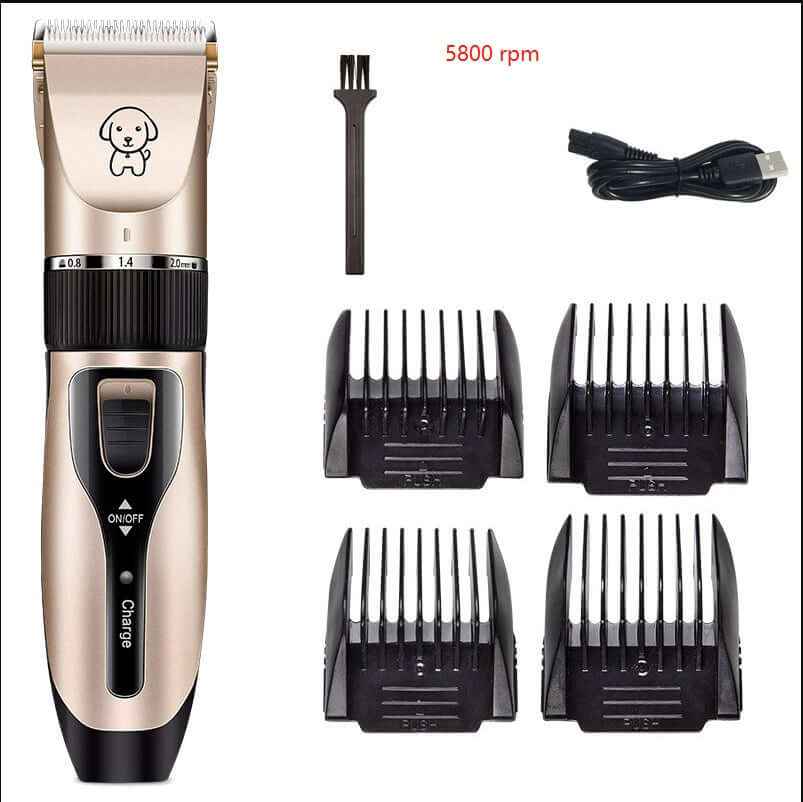 Dog Hair Clipper – Titanium, Rechargeable