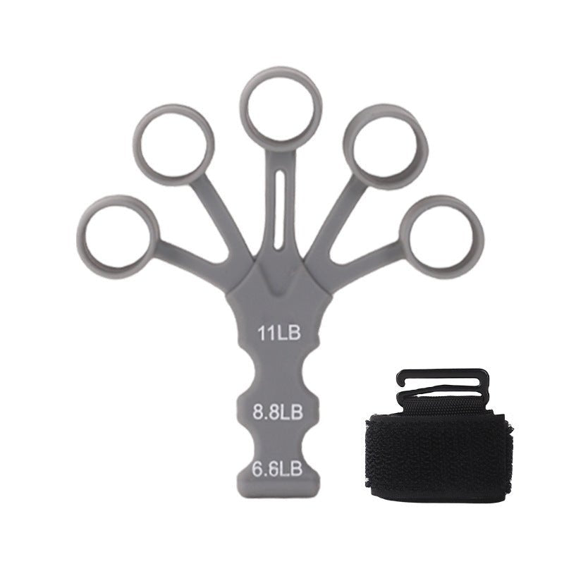 Silicone Finger Training Grip Strengthener - Hand Rehab and Exercise