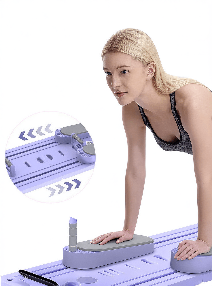 Foldable Abdominal Exercise Wheel | 6 - in - 1 Core Trainer