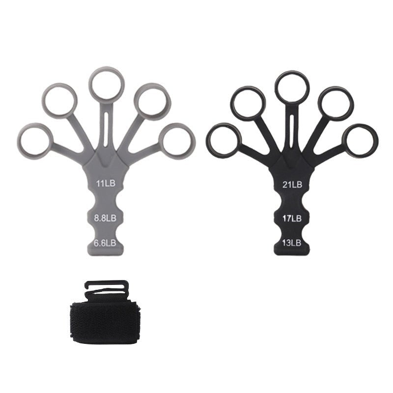 Silicone Finger Training Grip Strengthener - Hand Rehab and Exercise