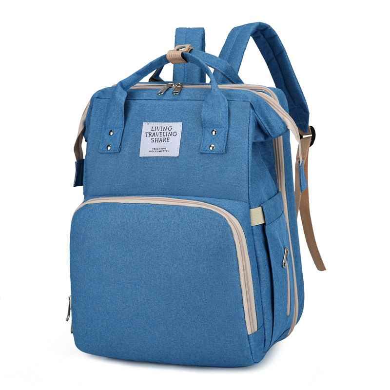 Foldable Mum Bag - USB Port Large Backpack