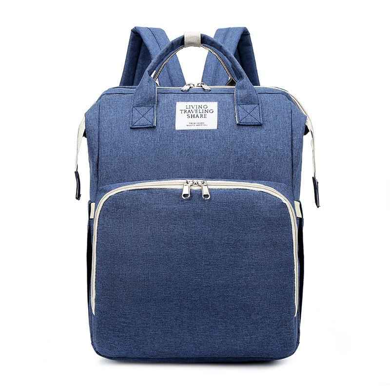 Foldable Mum Bag - USB Port Large Backpack