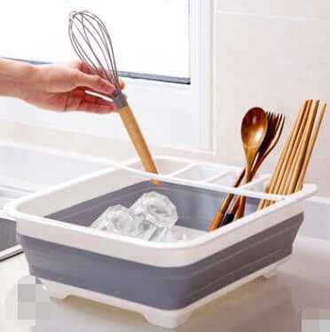 Folding Dish Drying Rack – Organizer