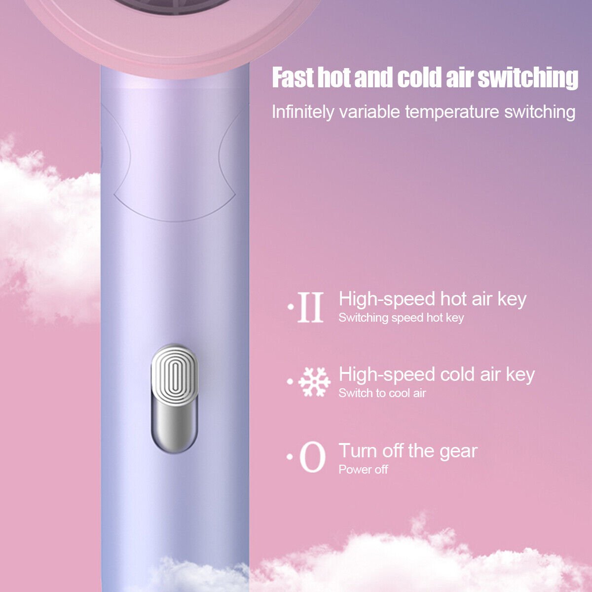 Professional Foldable Ionic Hair Dryer - DoubleJoy Store
