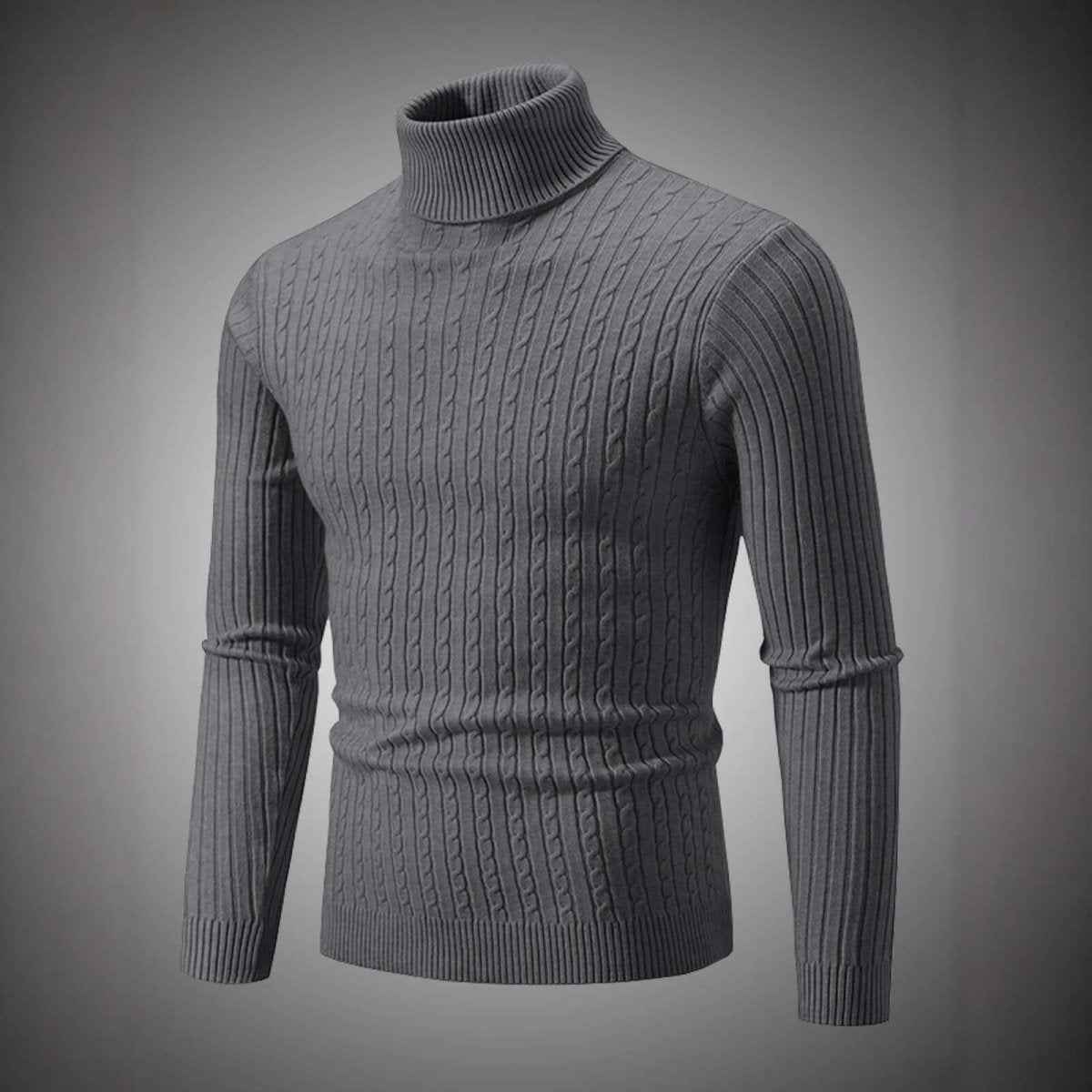 Men's Cable Knit Pullover – Winter Sweater