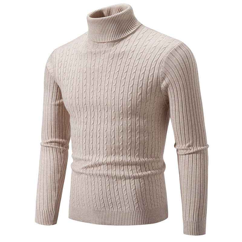 Men's Cable Knit Pullover – Winter Sweater