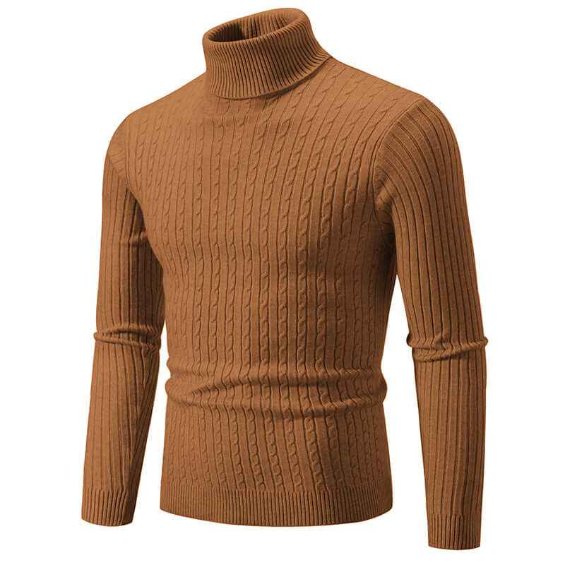 Men's Cable Knit Pullover – Winter Sweater