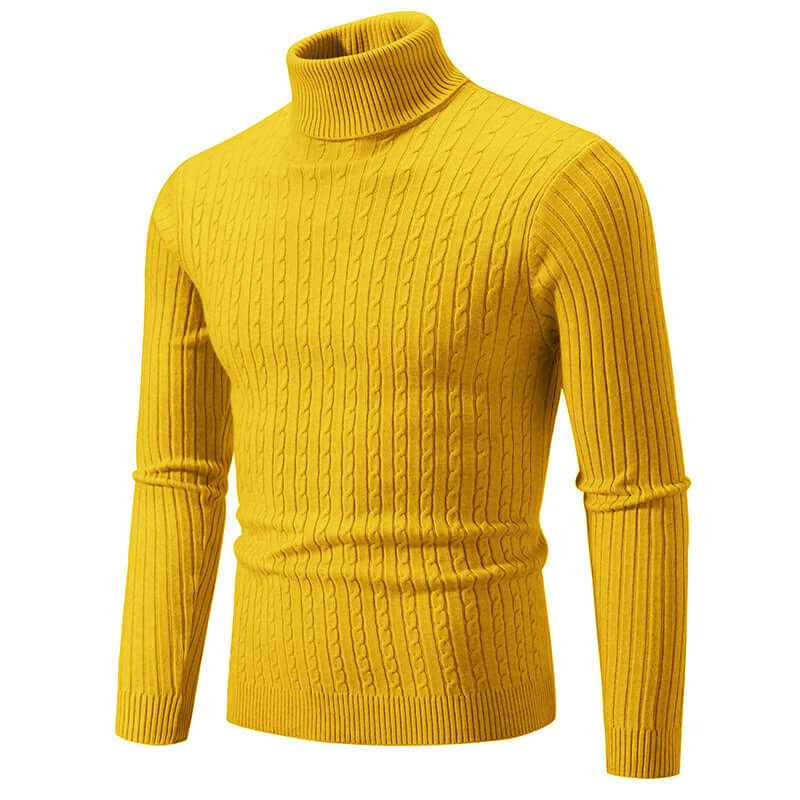 Men's Cable Knit Pullover – Winter Sweater