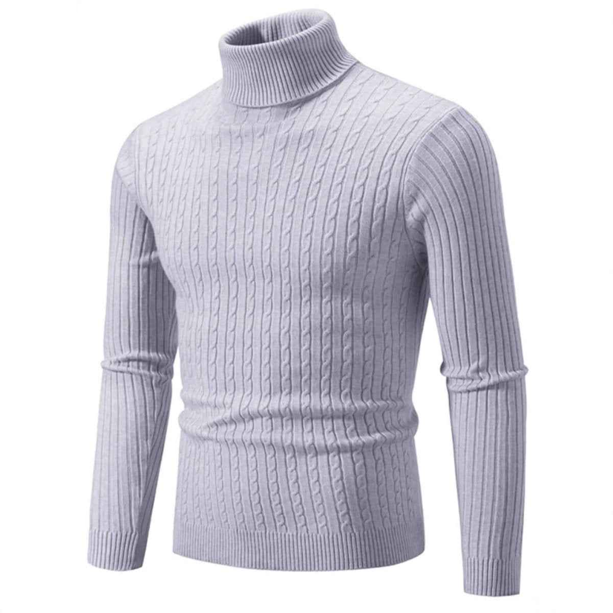 Men's Cable Knit Pullover – Winter Sweater
