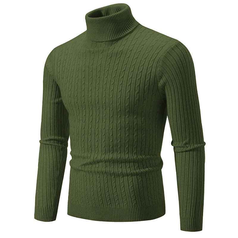 Men's Cable Knit Pullover – Winter Sweater