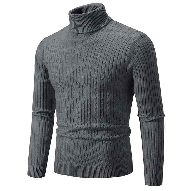 Men's Cable Knit Pullover – Winter Sweater