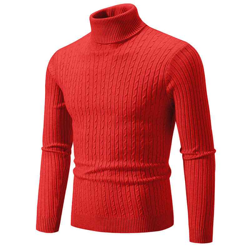 Men's Cable Knit Pullover – Winter Sweater