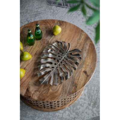 Modern Gold Metal Wall Art: Leaf Free🚚USA