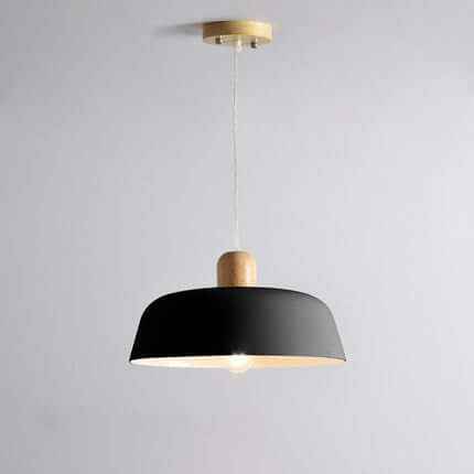 Nordic Wood Pendant Light – Hanging Lamp