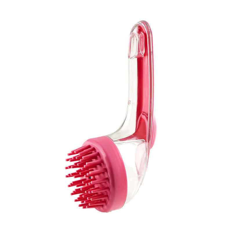 Pet Bath Brush with Long Handle: Dog & Cat