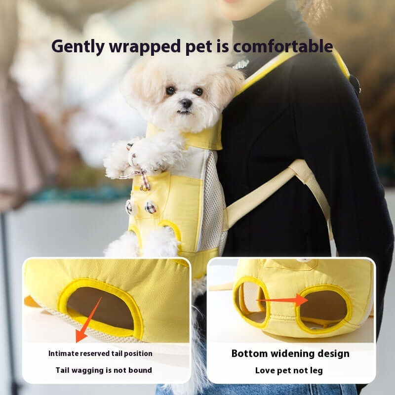 Pet Carrier for Cats and Small Dogs with adjustable design and comfortable fit for pets.