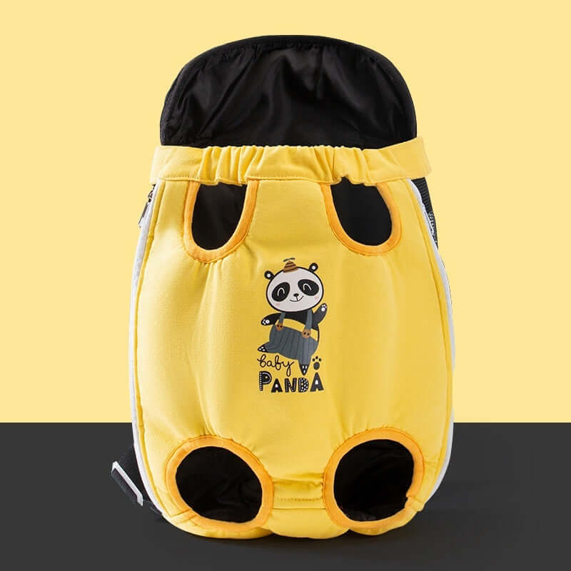 Pet carrier - Yellow and Black stitching.