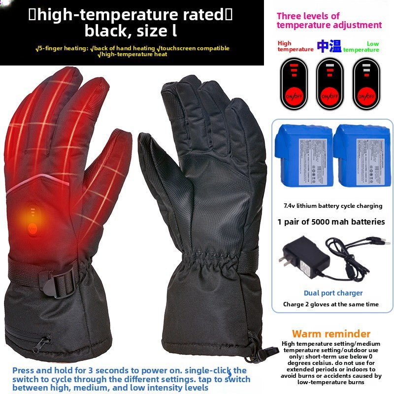 Rechargeable Heated gloves.