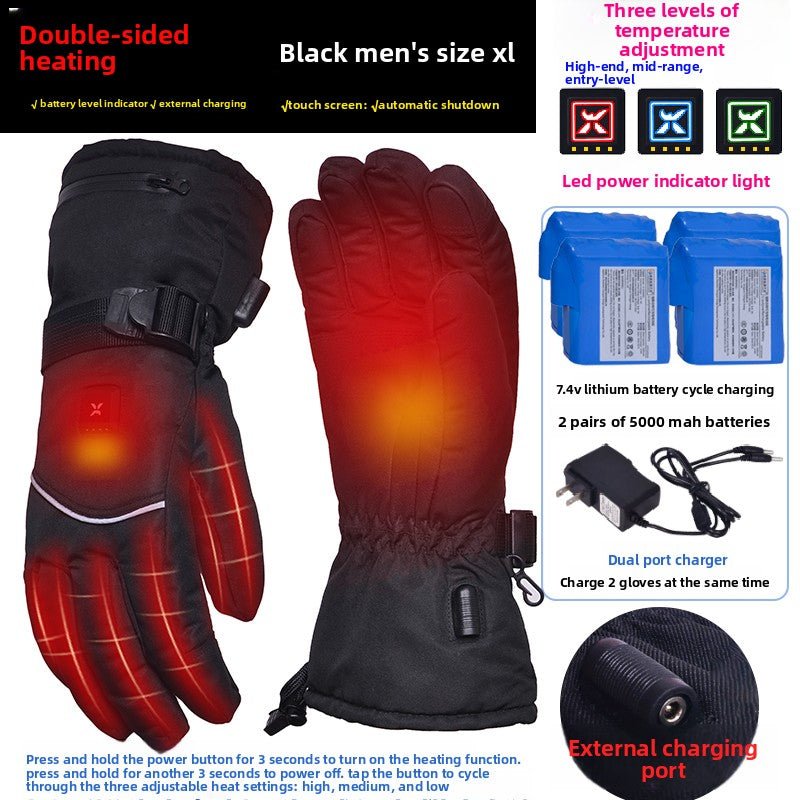 Rechargeable Heated gloves.