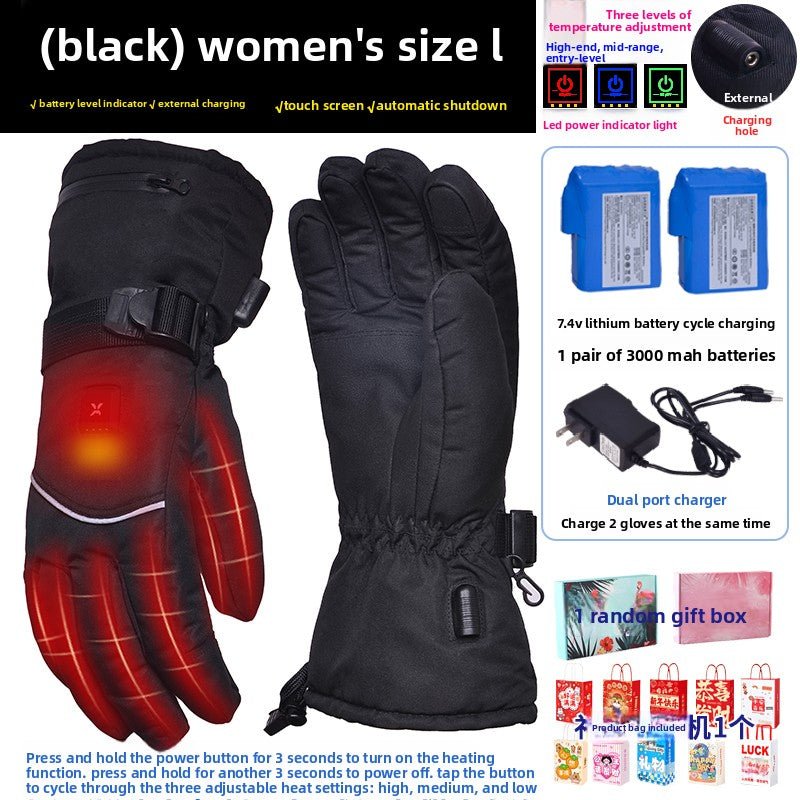 Rechargeable Heated gloves.