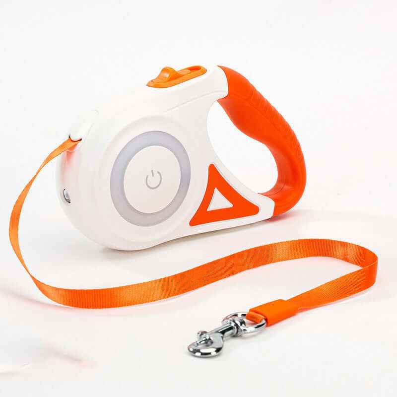 Retractable LED Dog Leash with Collar